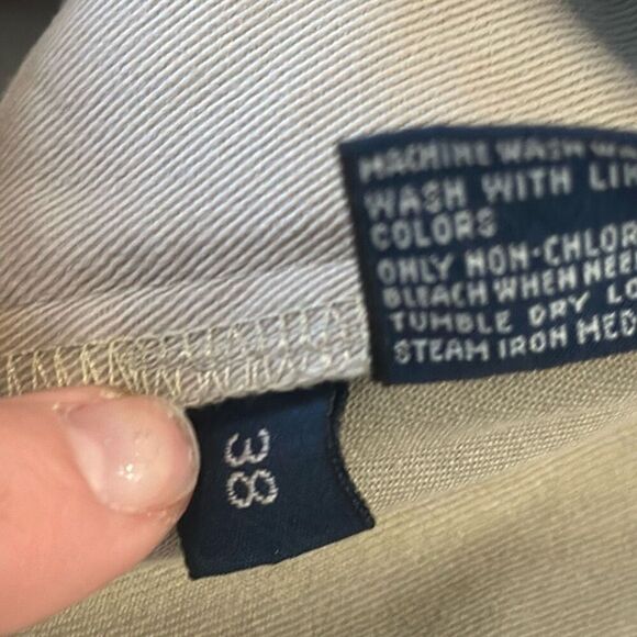 VTG Polo Ralph Lauren Classic Chino Polo Khaki Prospect Shorts Mens Size 38 - Picture 8 of 8